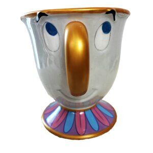 Disney Authentic Beauty and the Beast Chip Mug Ceramic Tea Cup